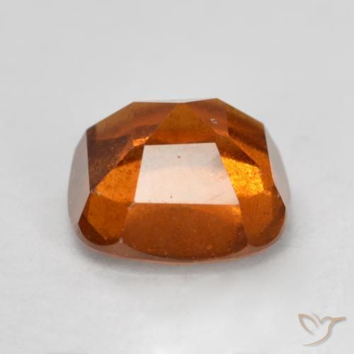 2.06캐럿 천연 딥 오렌지 헤소나이트 가넷, 방석, VS-SI