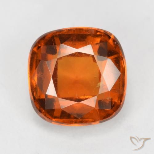 2.47ct 자연스러운 미디엄 오렌지 헤소나이트 가넷, 방석, VS-SI