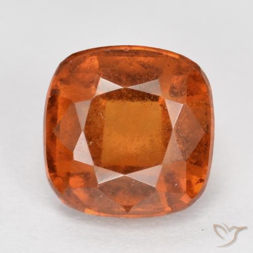 2.23ct 자연스러운 미디엄 오렌지 헤소나이트 가넷, 방석, VS-SI