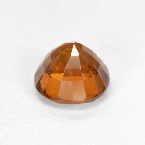 1.15캐럿 천연 미디엄 오렌지 헤소나이트 가넷, 라운드 컷, 5.88 mm, VS