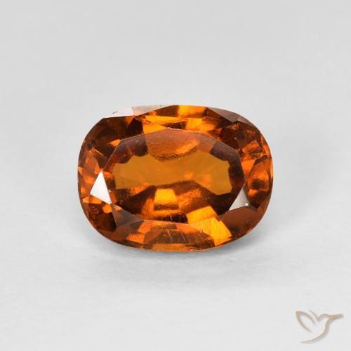 1.73ct 자연스러운 Medium Dark-Orange 헤소나이트 가넷, 방석, VS-SI