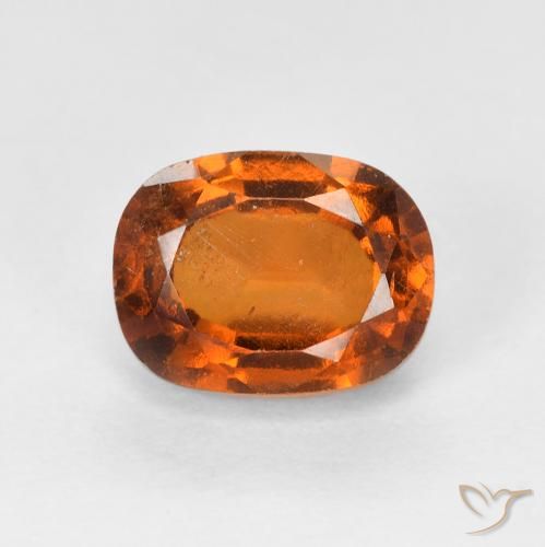 2.27ct 자연스러운 딥 오렌지 헤소나이트 가넷, 방석, VS-SI