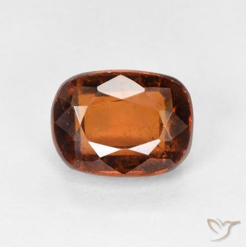 2.33ct 자연스러운 딥 오렌지 헤소나이트 가넷, 방석, VVS-VS