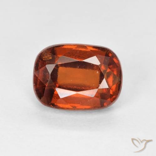 2.16ct 자연스러운 앰버 오렌지 헤소나이트 가넷, 방석, VVS-VS