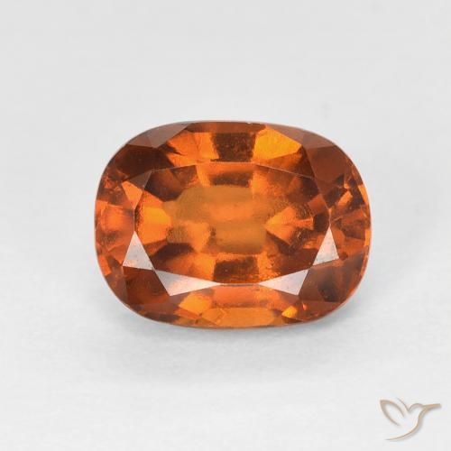 1.78ct 자연스러운 딥 오렌지 헤소나이트 가넷, 방석, VVS-VS