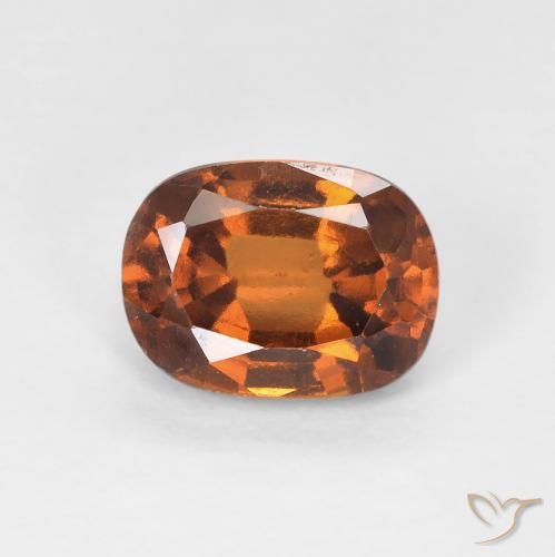1.84ct 자연스러운 미디엄 오렌지 헤소나이트 가넷, 방석, VVS-VS