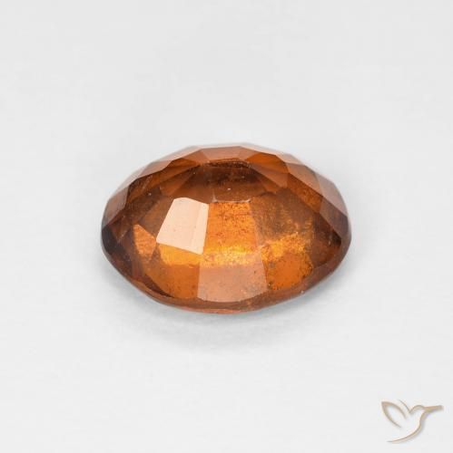 1.75캐럿 천연 Medium Dark-Orange 헤소나이트 가넷, 타원형, VS