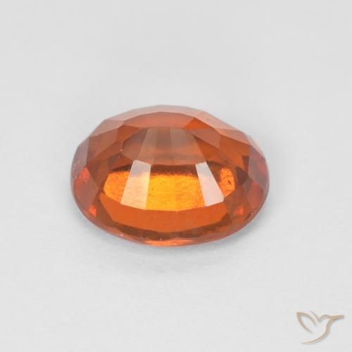 1.74캐럿 천연 Medium Dark-Orange 헤소나이트 가넷, 타원형, VS