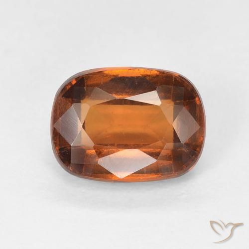 1.92ct 자연스러운 미디엄 오렌지 헤소나이트 가넷, 방석, VS-SI
