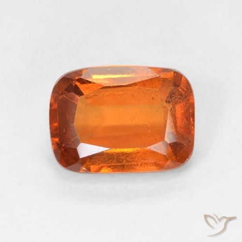 2.01ct 자연스러운 미디엄 오렌지 헤소나이트 가넷, 방석, VS-SI