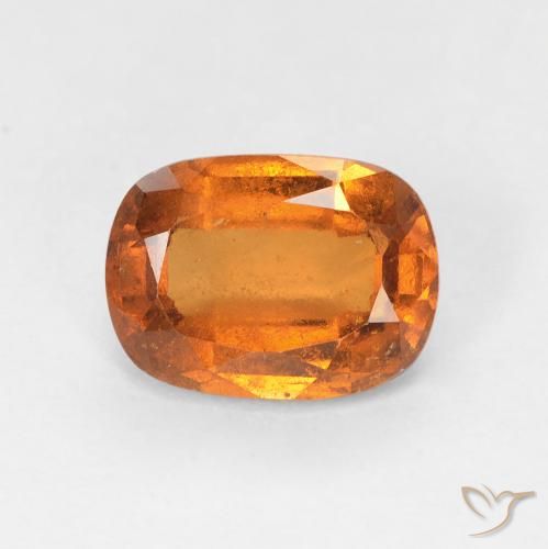 1.55ct 자연스러운 미디엄 오렌지 헤소나이트 가넷, 방석, VS-SI