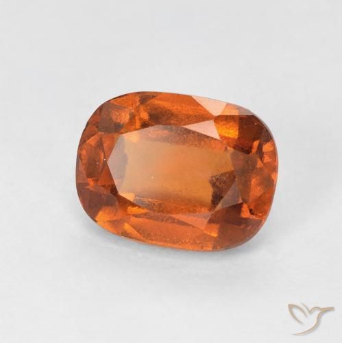 1.82ct 자연스러운 딥 오렌지 헤소나이트 가넷, 방석, VS
