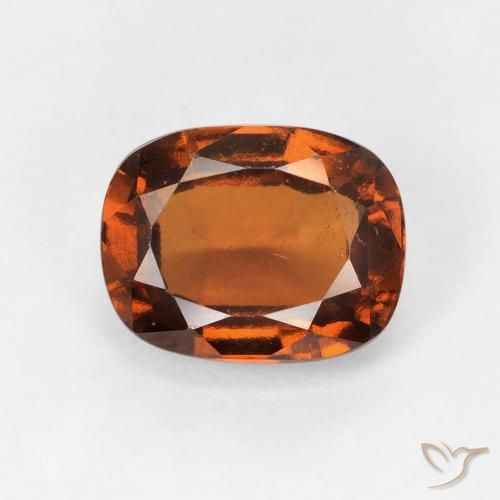 2.47ct 자연스러운 미디엄 오렌지 헤소나이트 가넷, 방석, VVS-VS
