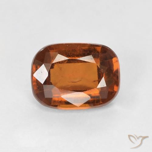 1.78ct 자연스러운 미디엄 오렌지 헤소나이트 가넷, 방석, VS-SI