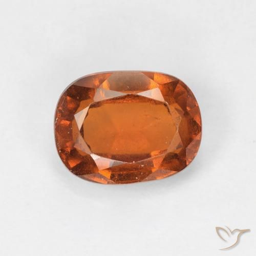 1.72ct 자연스러운 Medium Dark-Orange 헤소나이트 가넷, 방석, VS