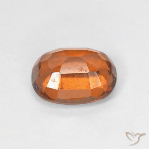 1.72캐럿 천연 Medium Dark-Orange 헤소나이트 가넷, 방석, VS