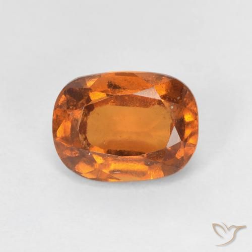 1.81ct 자연스러운 미디엄 오렌지 헤소나이트 가넷, 방석, VS