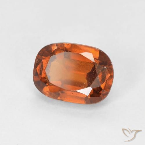 1.33ct 자연스러운 Medium Dark-Orange 헤소나이트 가넷, 타원형, VS