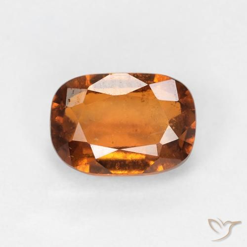 1.25ct 자연스러운 미디엄 오렌지 헤소나이트 가넷, 방석, VS-SI