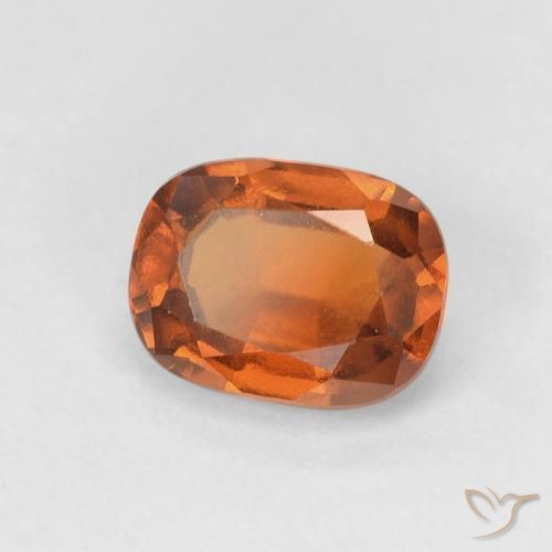 1.83캐럿 천연 Medium Dark-Orange 헤소나이트 가넷, 방석, VVS-VS