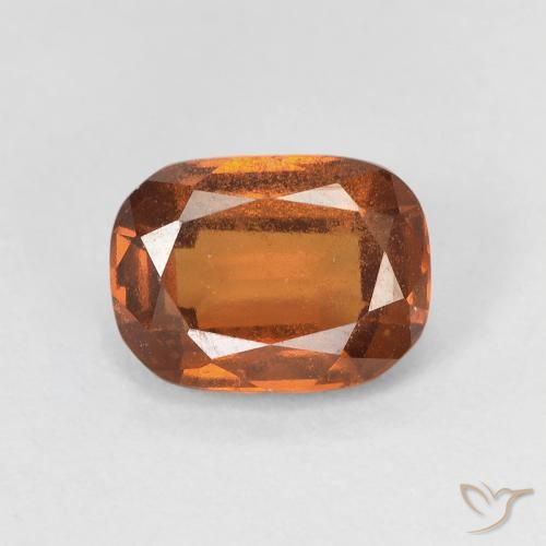1.82ct 자연스러운 미디엄 오렌지 헤소나이트 가넷, 방석, VVS-VS