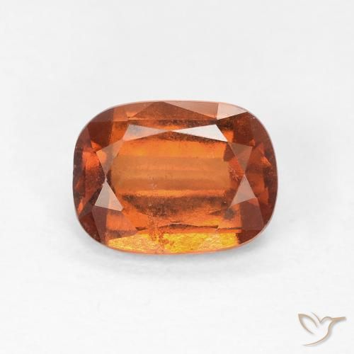 1.68ct 자연스러운 Medium Dark-Orange 헤소나이트 가넷, 방석, VS