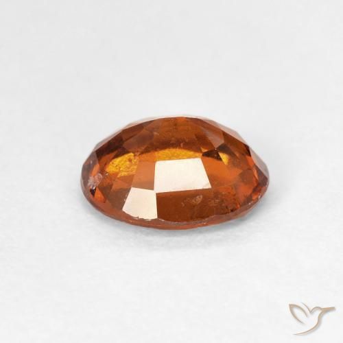 1.56캐럿 천연 Medium Dark-Orange 헤소나이트 가넷, 타원형, VS