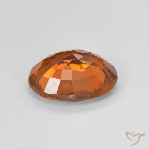 1.67캐럿 천연 Medium Dark-Orange 헤소나이트 가넷, 타원형, VVS-VS