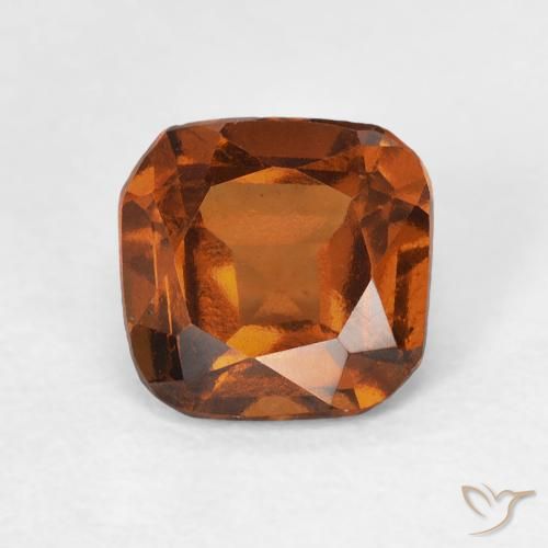 1.31ct 자연스러운 앰버 오렌지 헤소나이트 가넷, 방석, VVS-VS