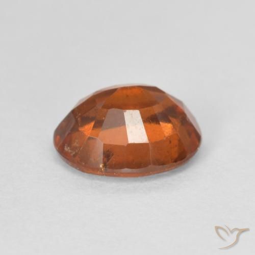 1.73캐럿 천연 Medium Dark-Orange 헤소나이트 가넷, 타원형, VS