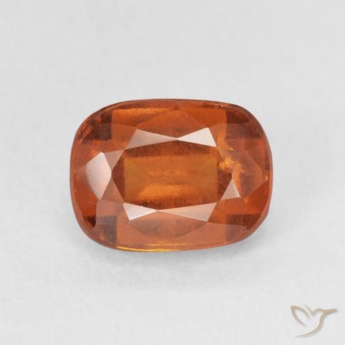 2.17ct 자연스러운 미디엄 오렌지 헤소나이트 가넷, 방석, VS-SI