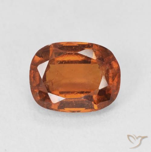 1.85ct 자연스러운 딥 오렌지 헤소나이트 가넷, 방석, VS-SI