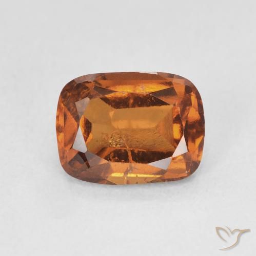 2.28ct 자연스러운 딥 오렌지 헤소나이트 가넷, 방석, VS-SI