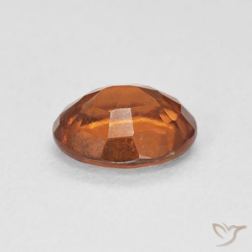 1.77캐럿 천연 Medium Dark-Orange 헤소나이트 가넷, 타원형, VS