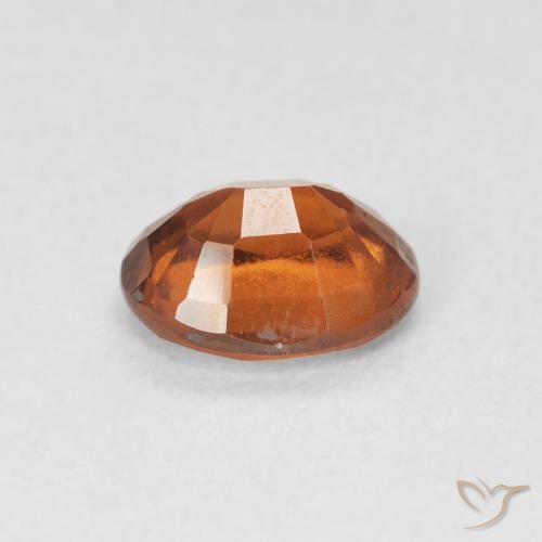1.59캐럿 천연 Medium Dark-Orange 헤소나이트 가넷, 타원형, VS