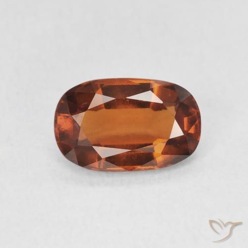 2.11ct 자연스러운 앰버 오렌지 헤소나이트 가넷, 방석, VVS-VS
