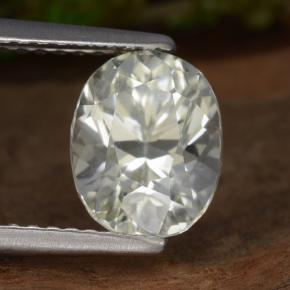 2.60캐럿 천연 연한 초록색 히데나이트 원석, 타원형 컷, VVS-VS