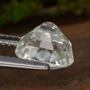 2.60캐럿 천연 연한 초록색 히데나이트 원석, 타원형 컷, VVS-VS