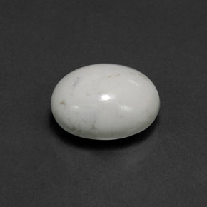 2.94캐럿 천연 회백색 하울라이트, 타원형 컷, 10.1×8 mm, 불투명체