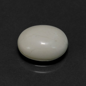 2.63캐럿 천연 회백색 하울라이트, 타원형 컷, 10.1×8 mm, 불투명체