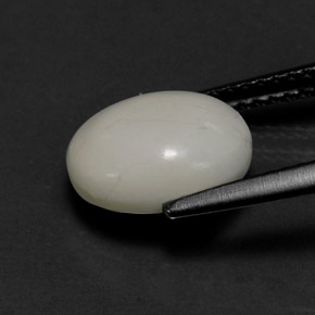 2.63캐럿 천연 회백색 하울라이트, 타원형 컷, 10.1×8 mm, 불투명체