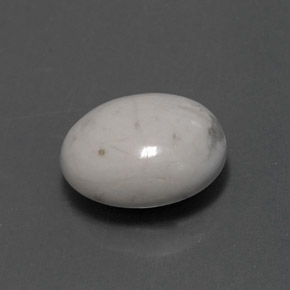 2.32캐럿 천연 회백색 하울라이트, 타원형 컷, 10×8 mm, 불투명체