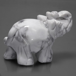 363.12캐럿 천연 회백색 하울라이트, 멋진 모양, 불투명체