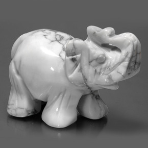 401.34캐럿 천연 회백색 하울라이트, 멋진 모양, 불투명체