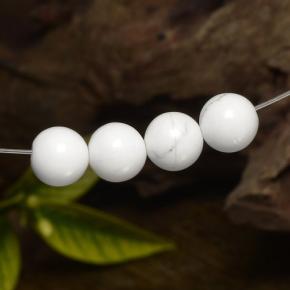 14.65캐럿 천연 여러 가지 빛깔의 흰색 하울라이트 보석, 구형 / 볼, 불투명체