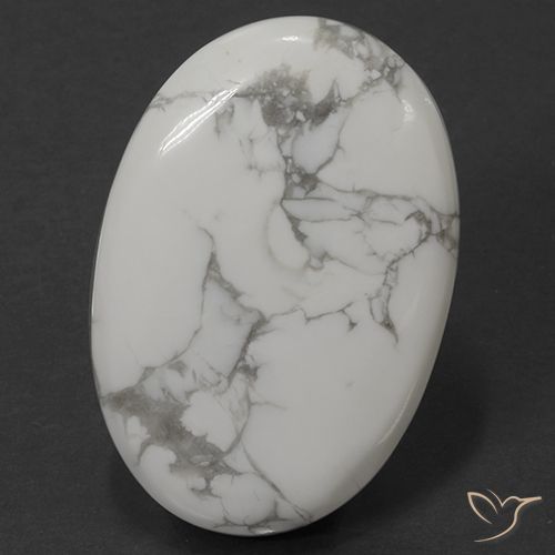 62.07ct 자연스러운 회백색 하울라이트, 타원형, 불투명체