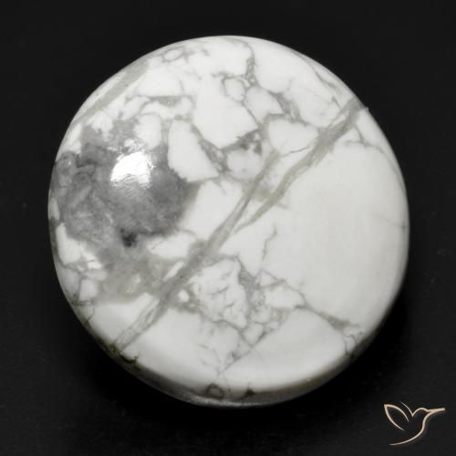 22.71ct 자연스러운 회백색 하울라이트, 둥근, 불투명체