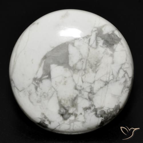 27.40ct 자연스러운 회백색 하울라이트, 둥근, 불투명체
