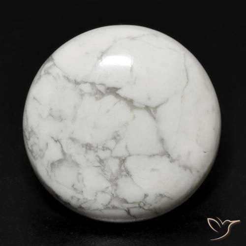 17.64ct 자연스러운 회백색 하울라이트, 둥근, 불투명체