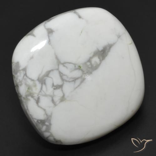24.04ct 자연스러운 회백색 하울라이트, 방석, 불투명체